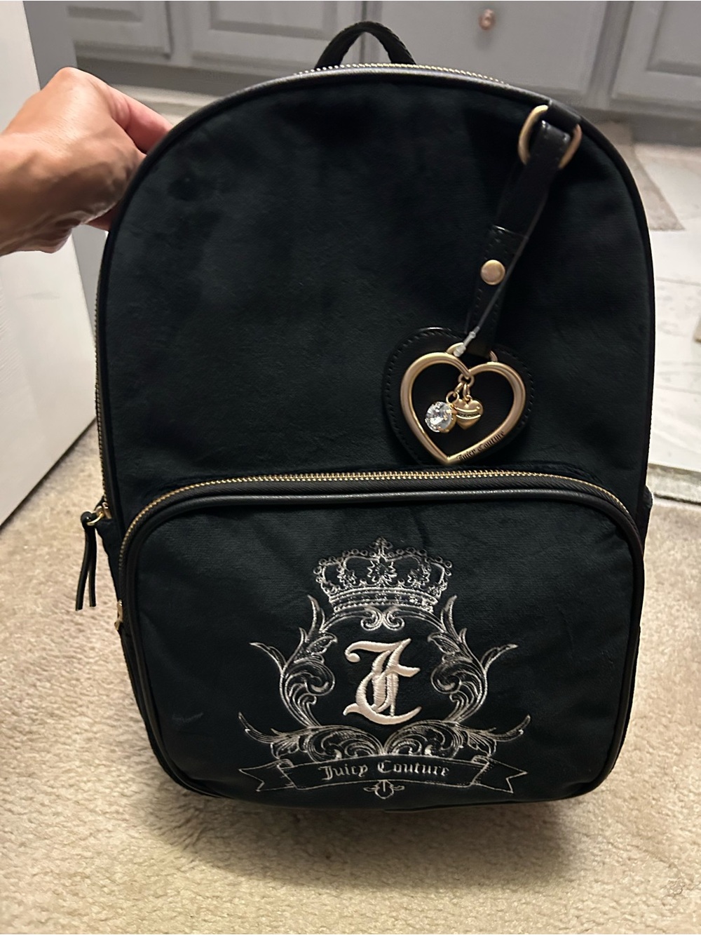 NWT JUICY COUTURE suede and leather backpack 🎒!!